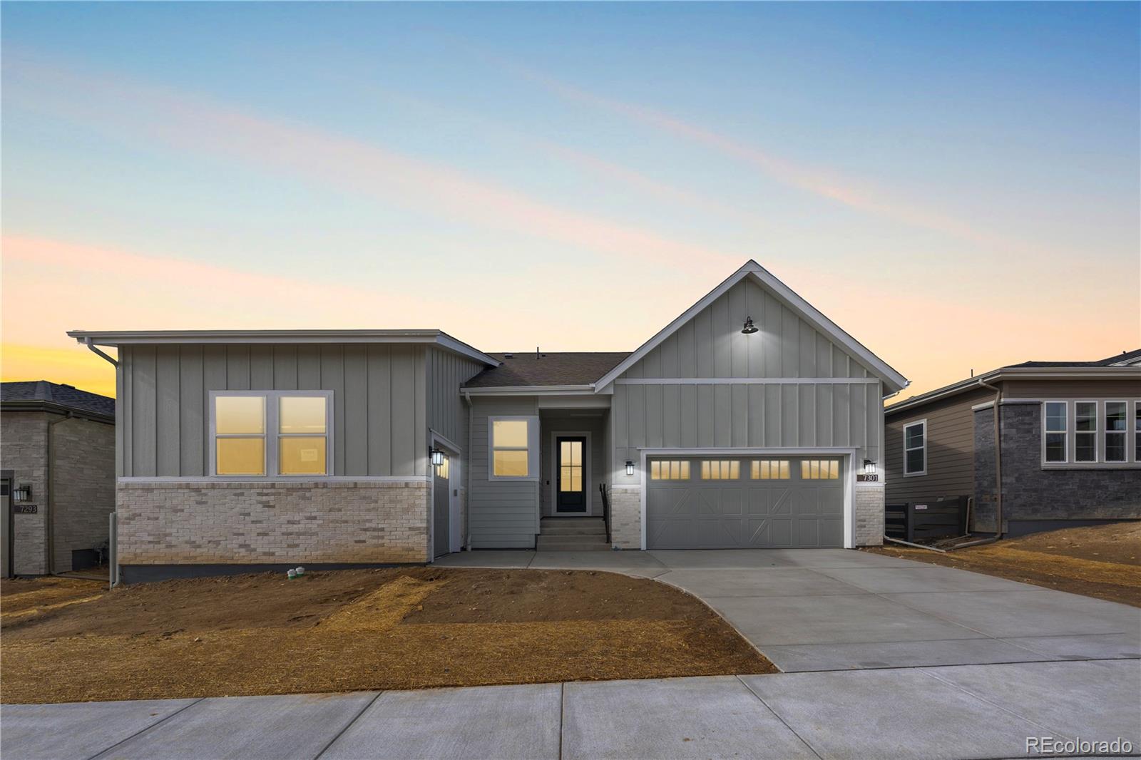 7301  Canyon Sky Trail, castle pines MLS: 9779847 Beds: 5 Baths: 5 Price: $1,208,498