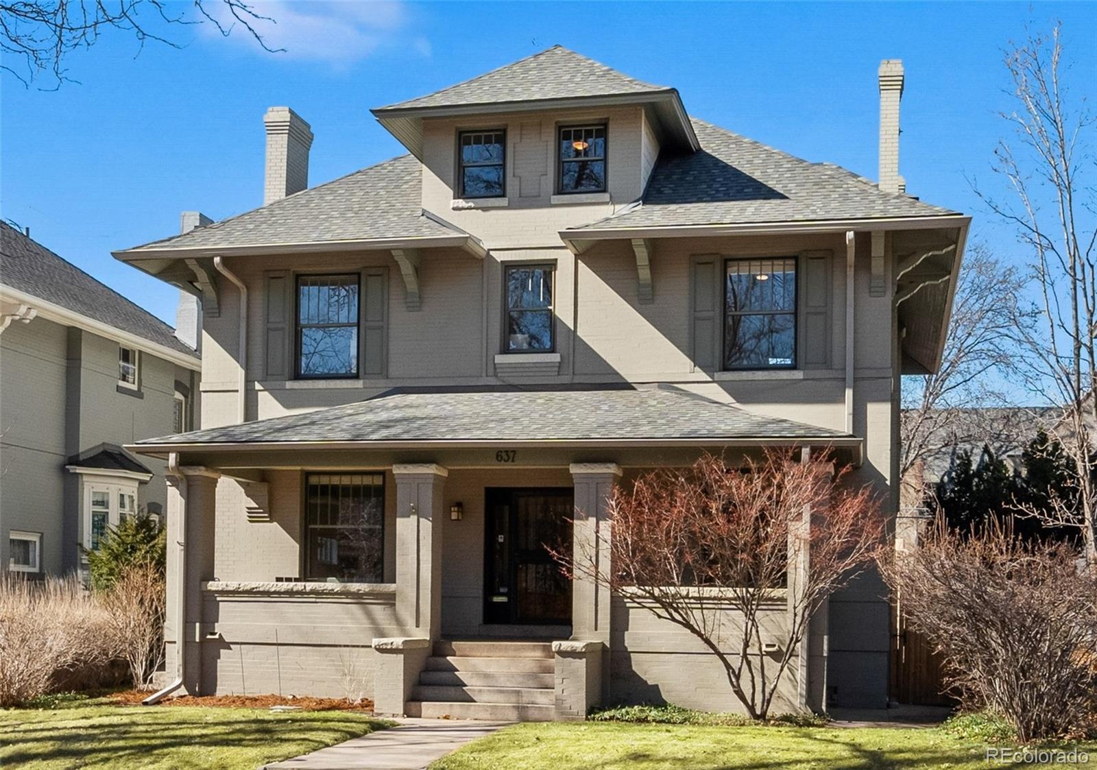 637 N Franklin Street, denver MLS: 2250959 Beds: 6 Baths: 5 Price: $2,750,000