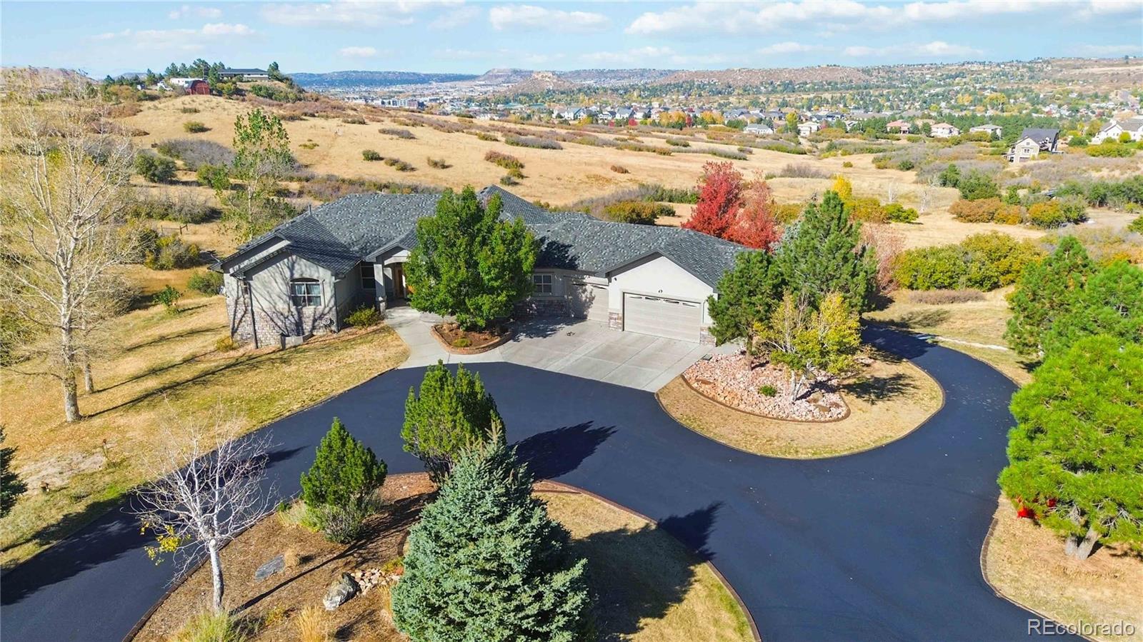 1967  Haystack Road, castle rock MLS: 5460454 Beds: 5 Baths: 5 Price: $2,200,000