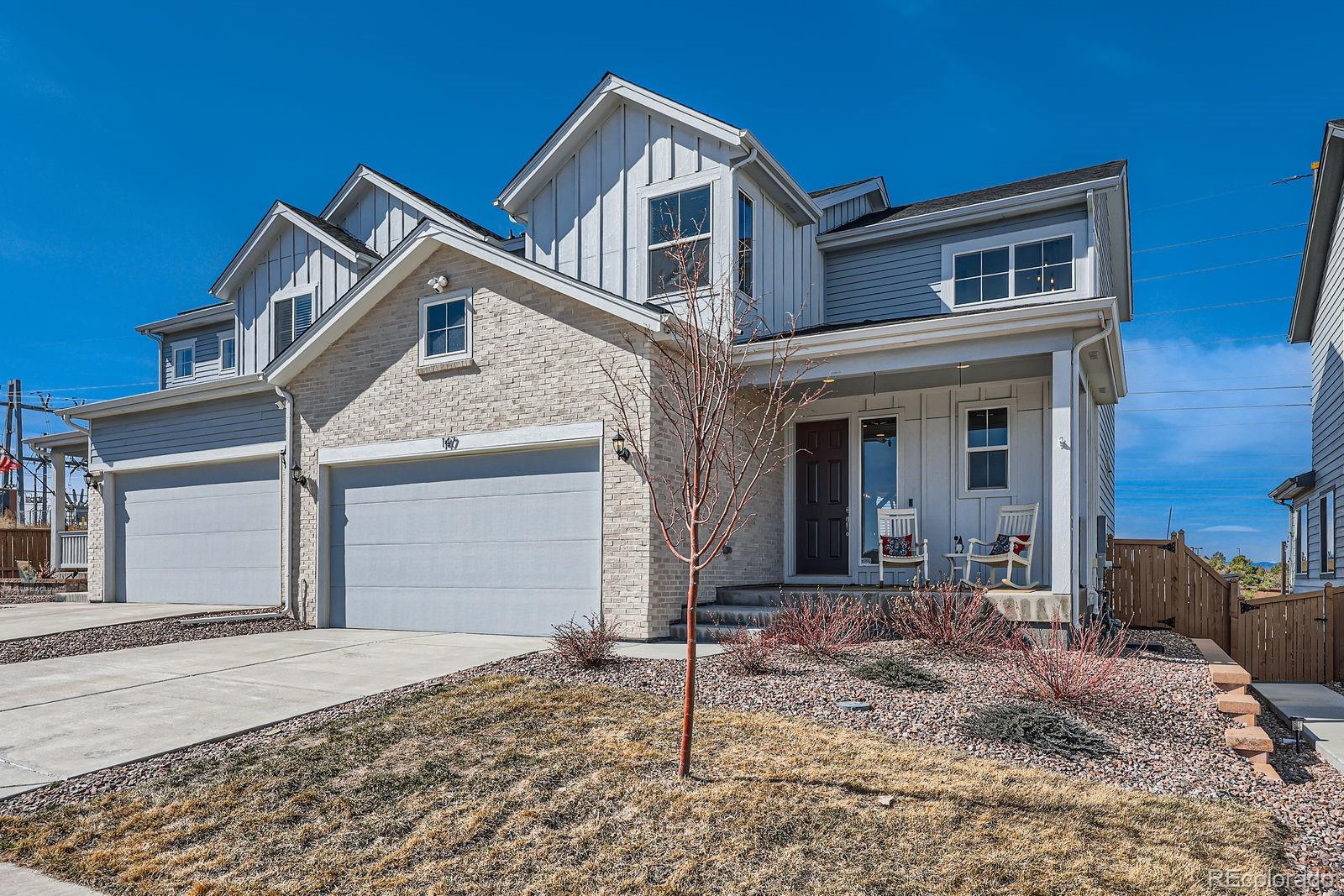 147  Silver Rock Trail, castle rock MLS: 7699941 Beds: 3 Baths: 3 Price: $574,900