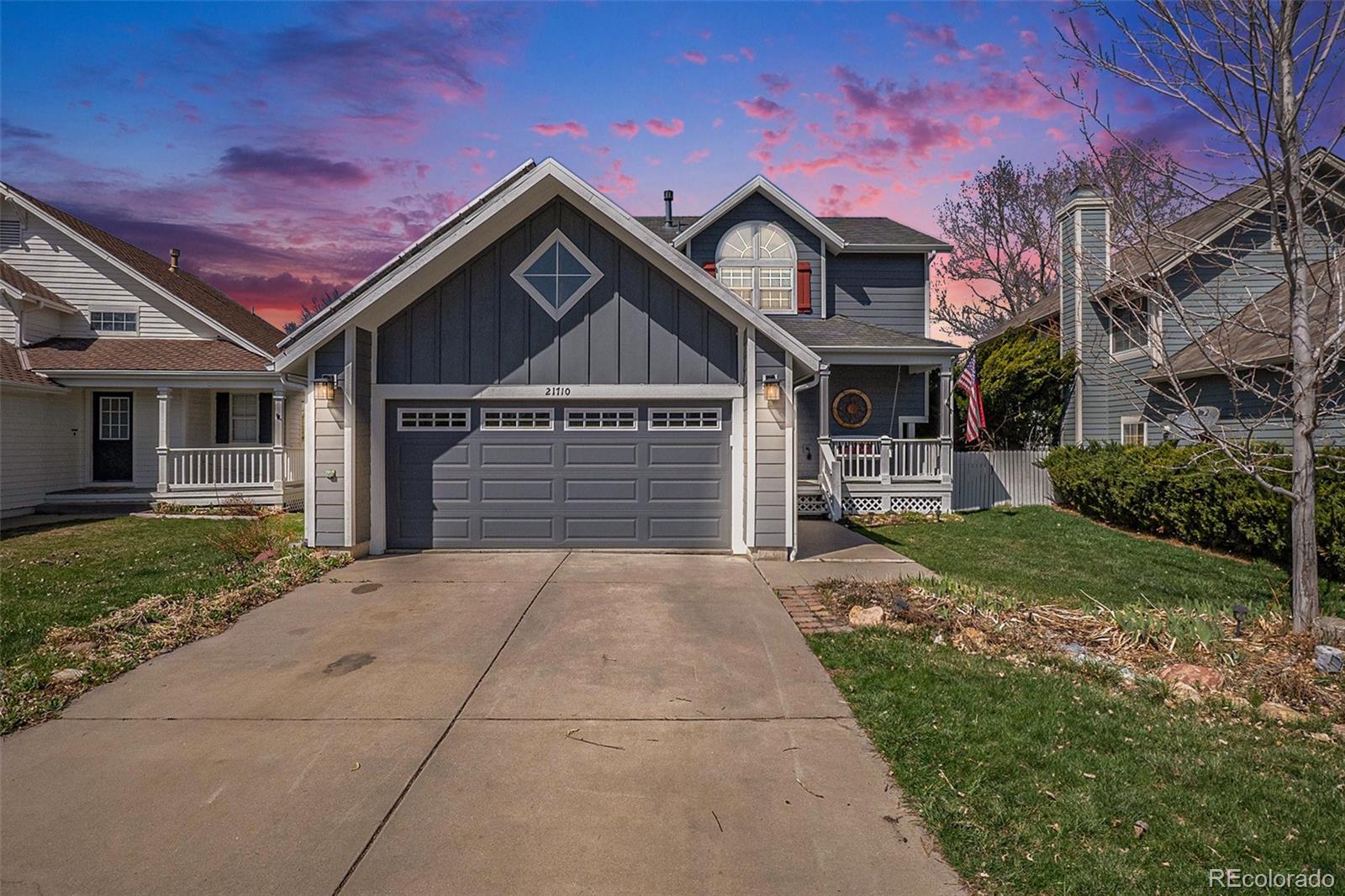 21710  Silver Meadow Lane, parker MLS: 7464767 Beds: 4 Baths: 3 Price: $575,000