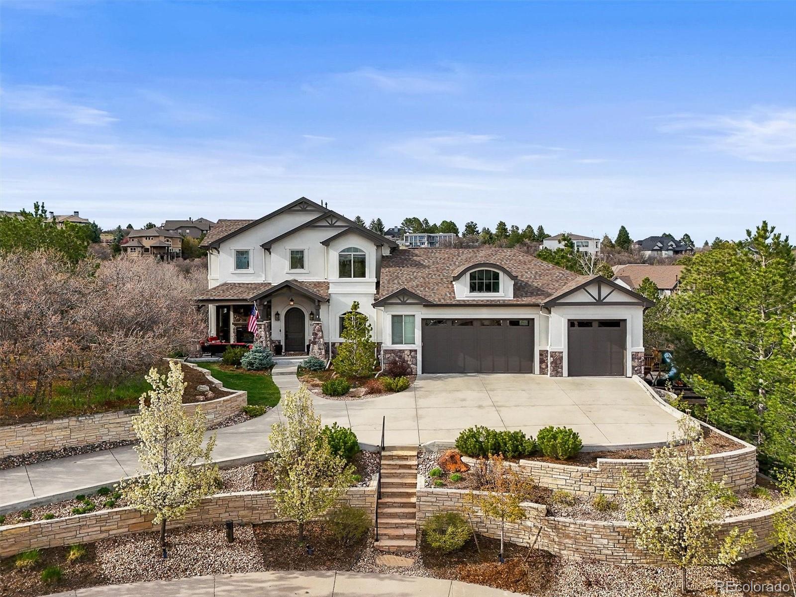 947  Buffalo Ridge Road, castle pines MLS: 9584815 Beds: 5 Baths: 5 Price: $1,749,900