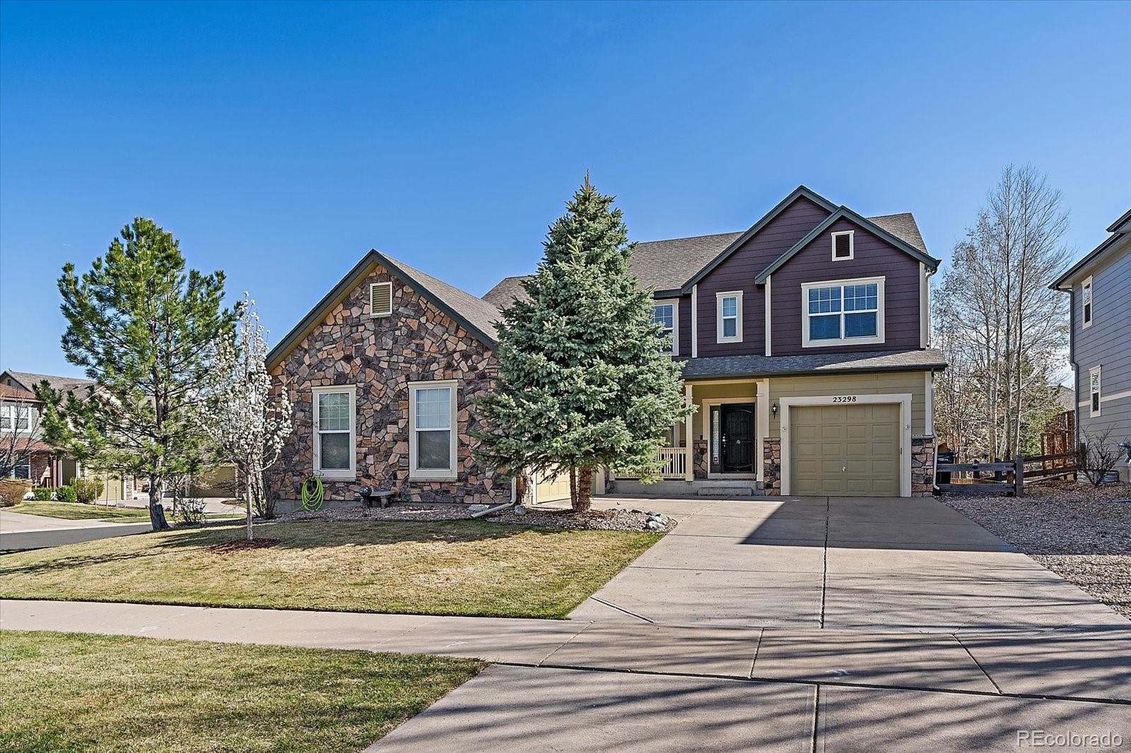 23298  Barnsley Lane, parker MLS: 9684761 Beds: 5 Baths: 5 Price: $925,000