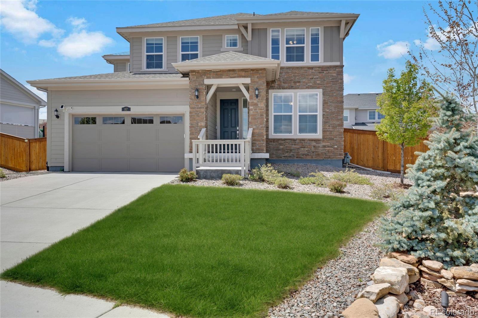 87  Green Fee Circle, castle pines MLS: 3339176 Beds: 3 Baths: 4 Price: $795,000