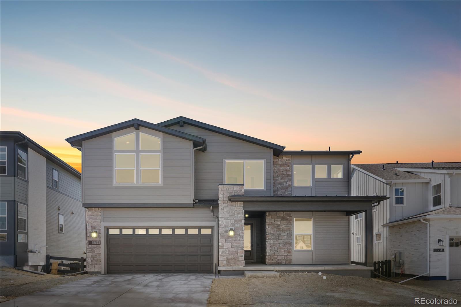 6633  Bridlespur Street, castle pines MLS: 5160843 Beds: 5 Baths: 5 Price: $1,177,503