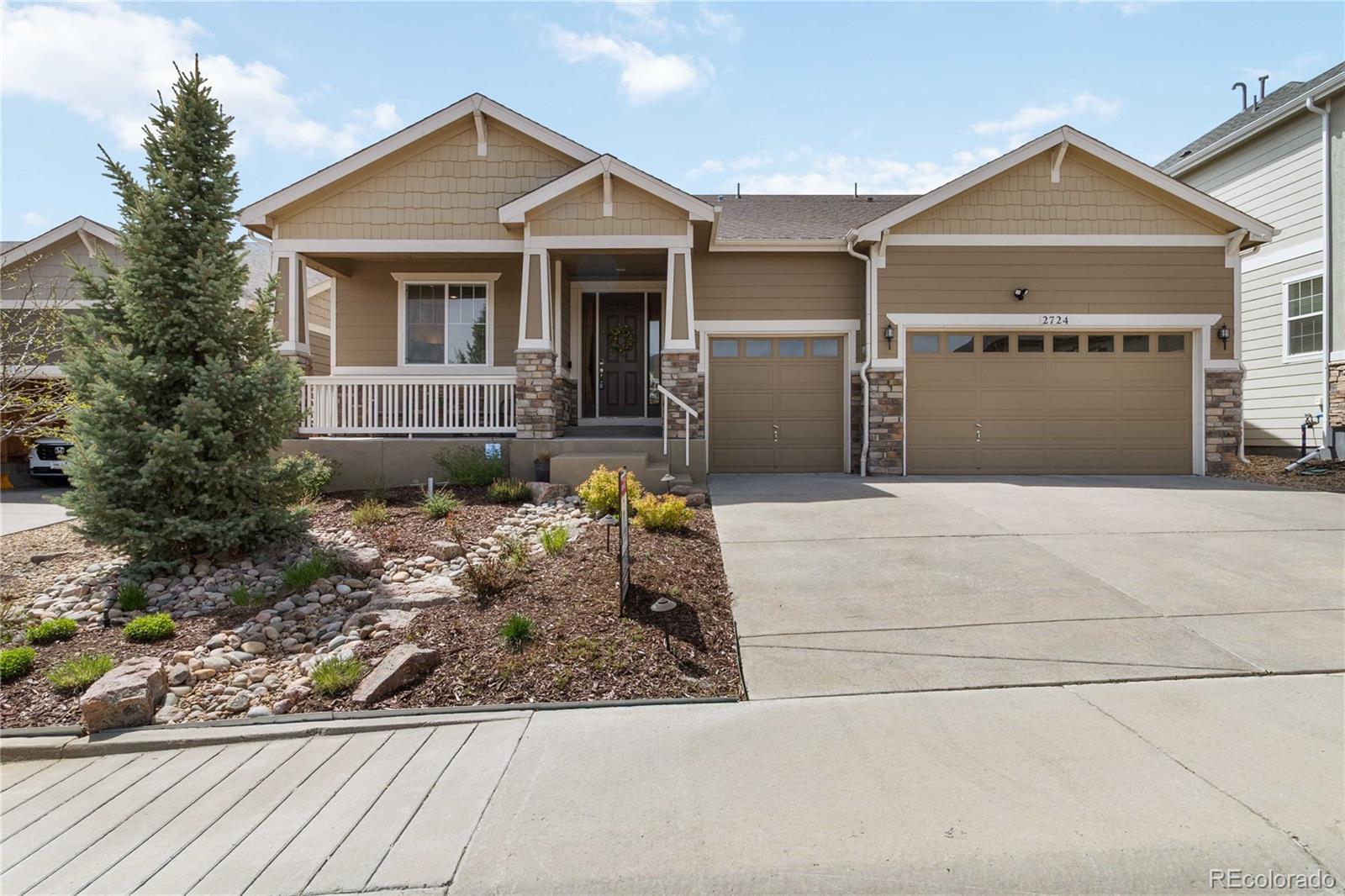 2724  Rising Moon Way, castle rock MLS: 3980236 Beds: 3 Baths: 3 Price: $759,000