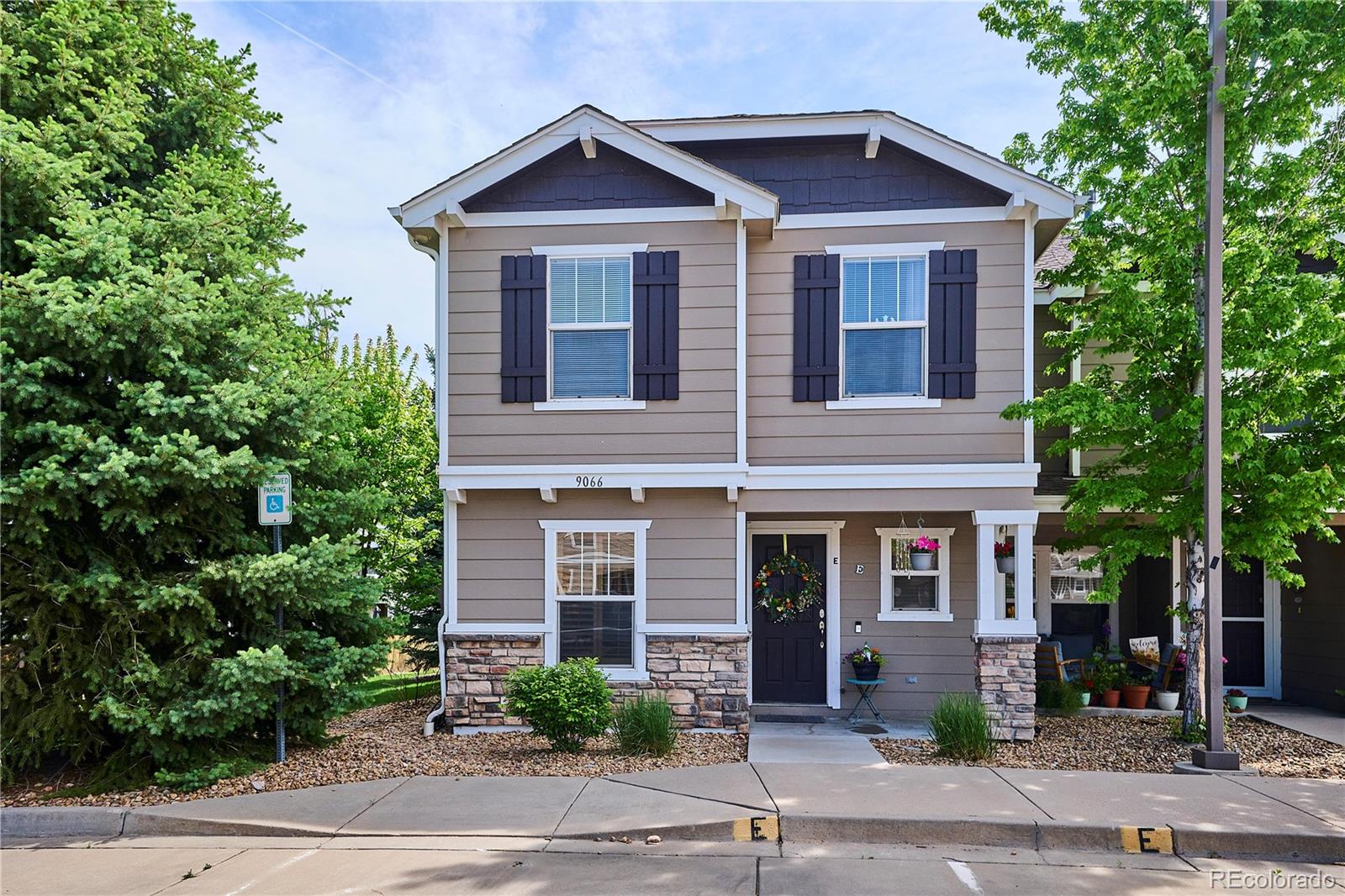 9066  Apache Plume Drive E, Parker  MLS: 6552534 Beds: 3 Baths: 3 Price: $399,000