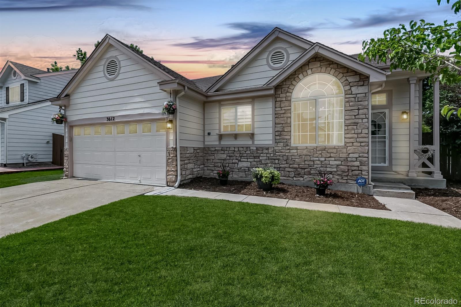3612  Rosewalk Circle, highlands ranch MLS: 1769947 Beds: 3 Baths: 3 Price: $629,000