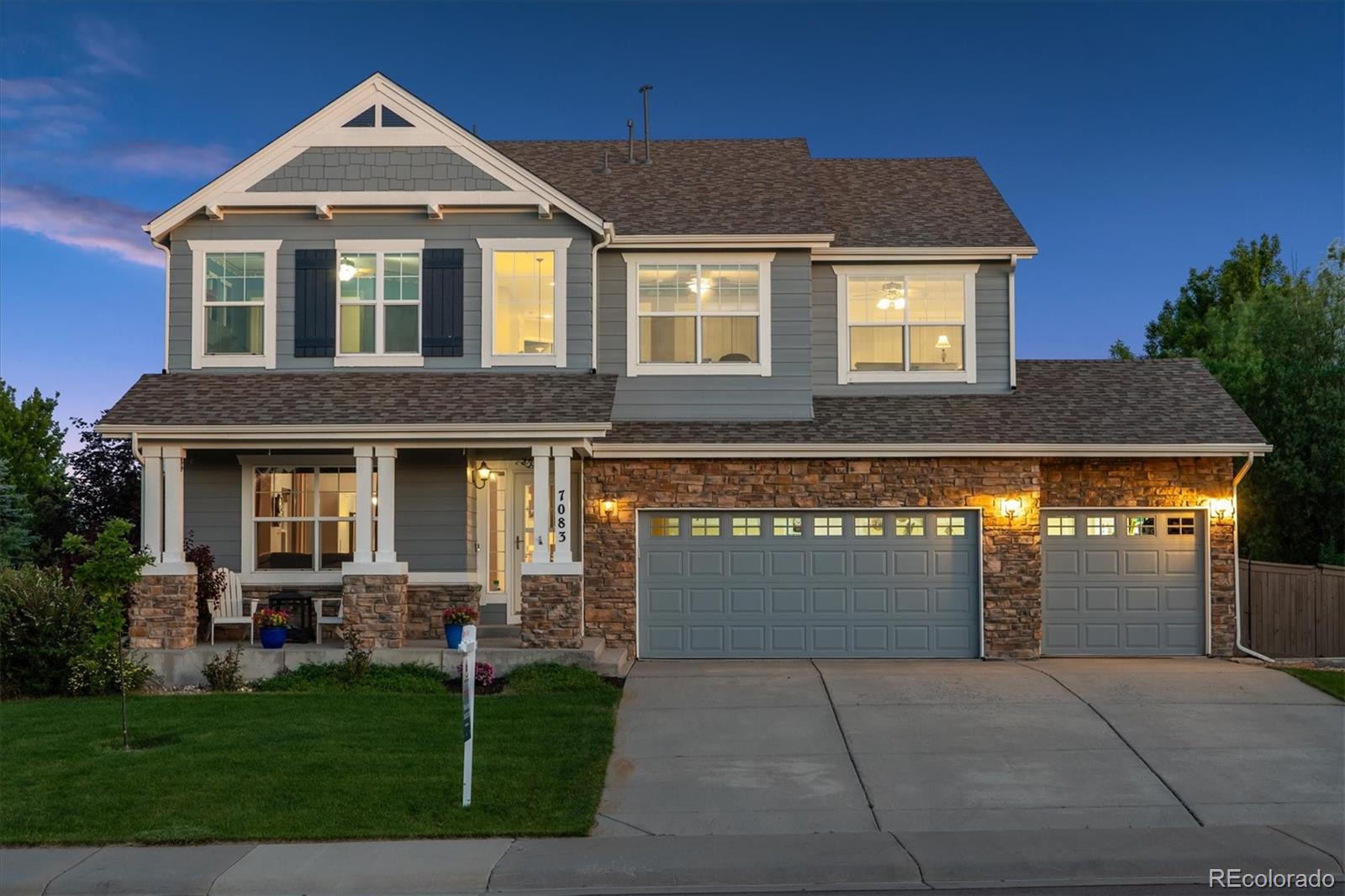 7083  Winthrop Circle, castle rock MLS: 6560299 Beds: 4 Baths: 3 Price: $849,500