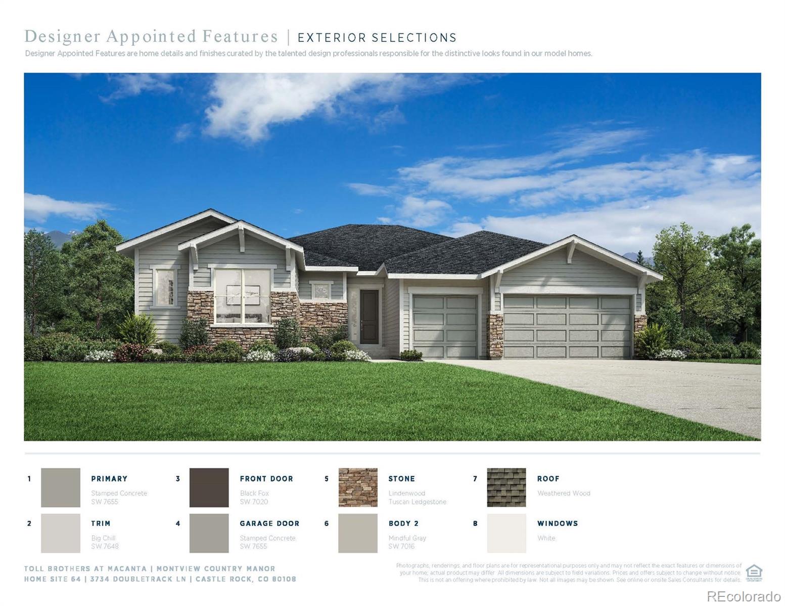 3734  Doubletrack Lane, castle rock  House Search MLS Picture
