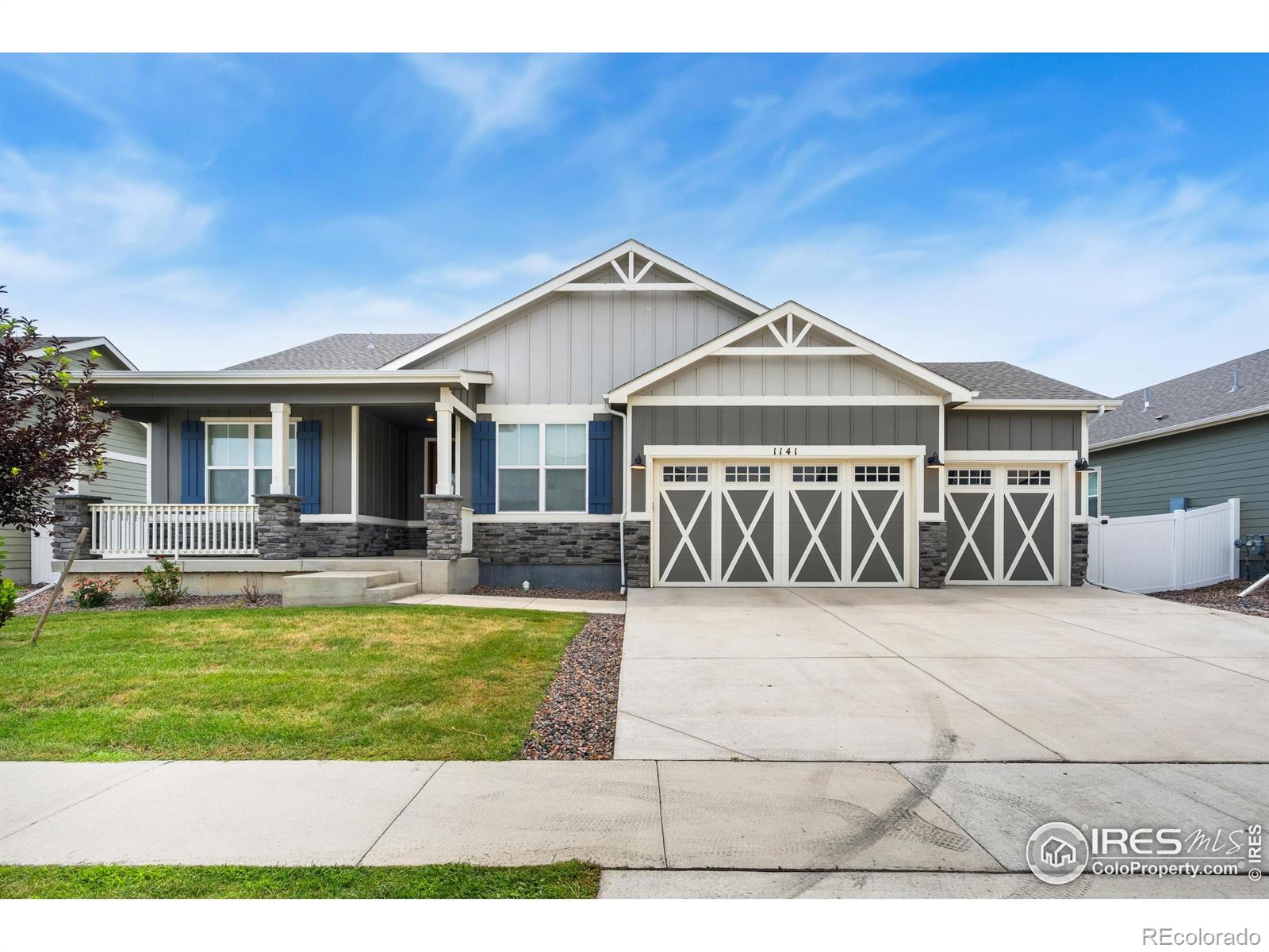 1141  Ibex Drive, severance MLS: 4567891039621 Beds: 3 Baths: 3 Price: $635,000