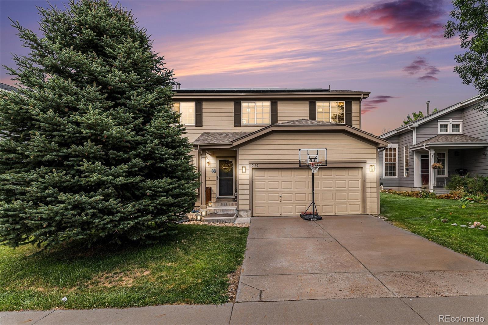 5116  Miriam Lane, parker MLS: 2526342 Beds: 4 Baths: 4 Price: $550,000