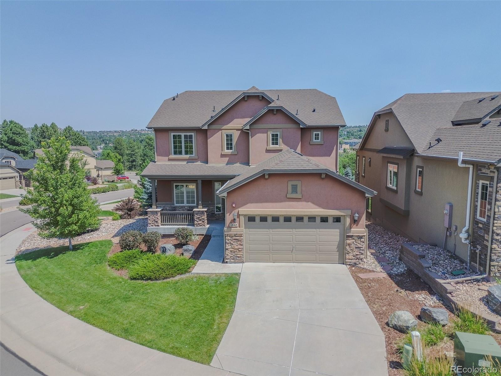 1842  Holmby Court, castle rock MLS: 3442607 Beds: 4 Baths: 3 Price: $775,000