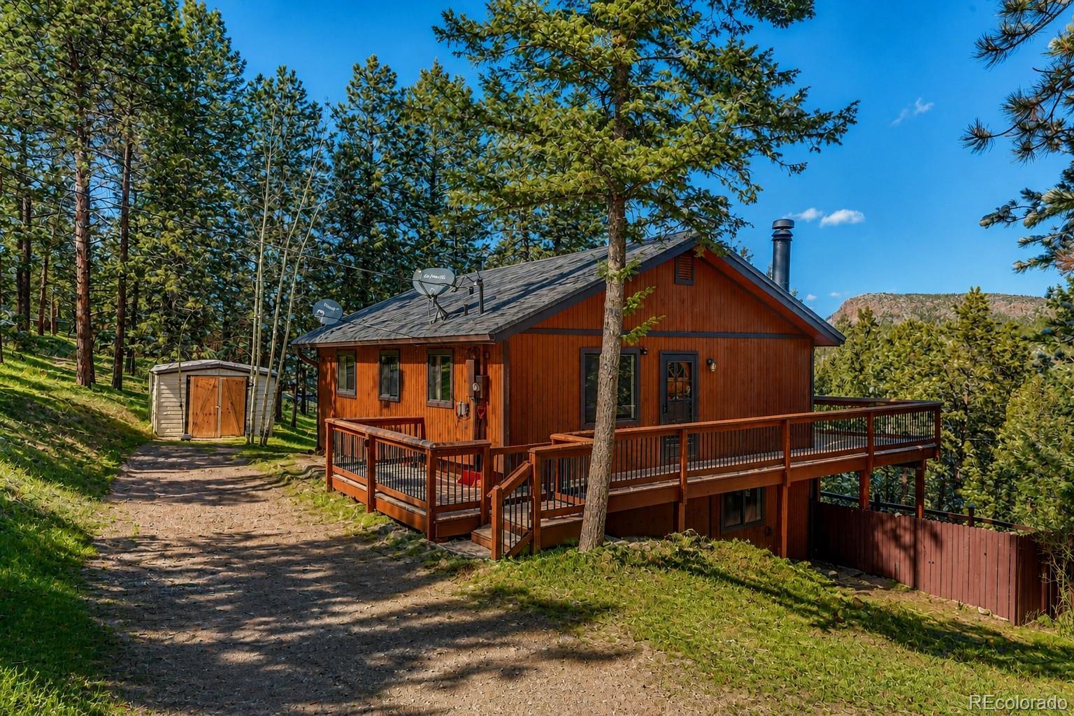 Burland Ranchettes Bailey Home | MLS #: 7794724217  Catamount Ridge Road, Bailey Beds: 3 Baths: 2 Price: $480,000