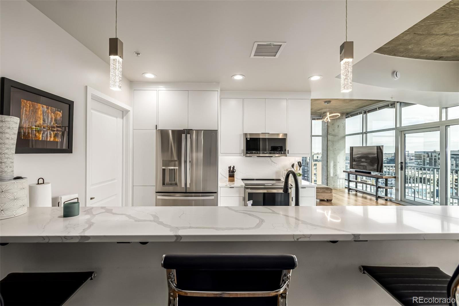 Riverfront Denver Condo / Townhome | MLS #: 84456601700  Bassett Street 1412, Denver Beds: 2 Baths: 2 Price: $865,000