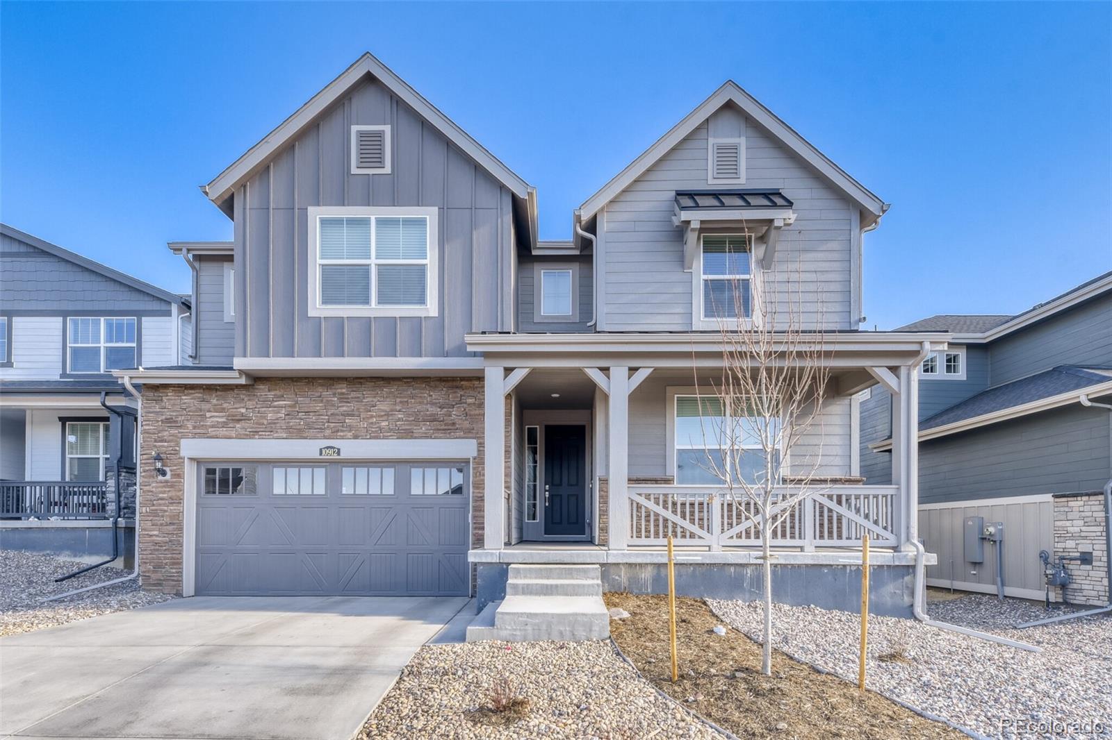 Newlin Crossing Parker Home | MLS #: 875190410912  Snowdon Street, Parker Beds: 5 Baths: 5 Price: $848,850