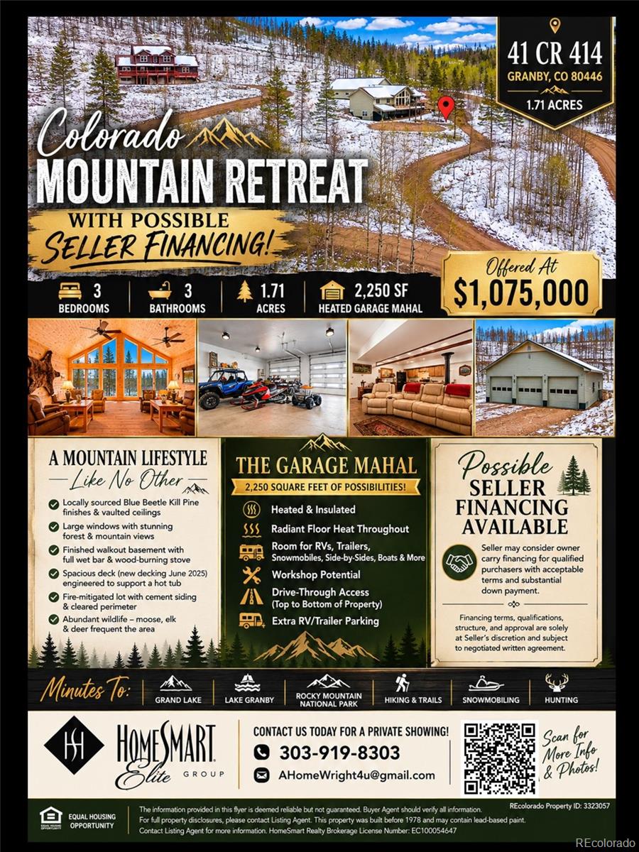  Granby Home | MLS #: 576603741  Cr-414 , Granby Beds: 3 Baths: 3 Price: $1,075,000