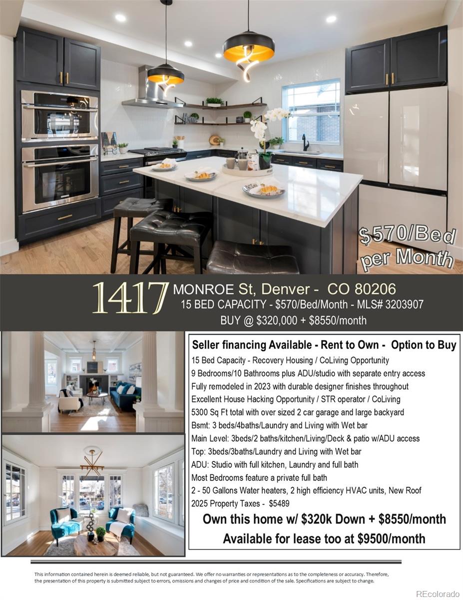 1417  Monroe Street, denver&nbsp; House Search MLS Picture