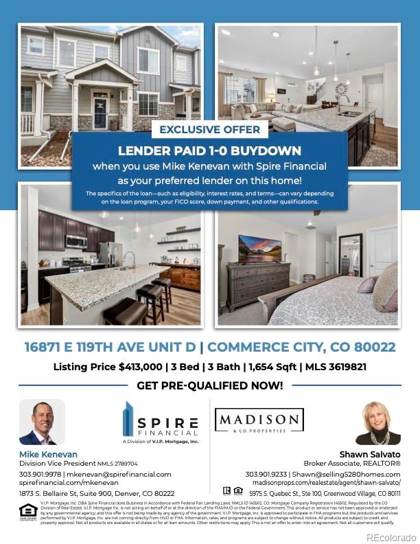 16871 E 119th Avenue, commerce city&nbsp; House Search MLS Picture