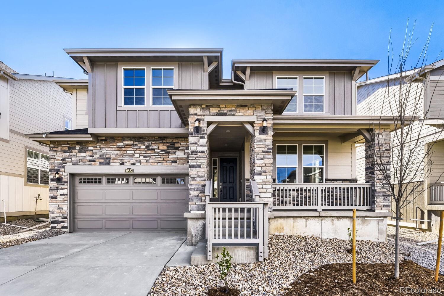 Newlin Crossing Parker Home | MLS #: 875314410882  Tundra Top Drive, Parker Beds: 4 Baths: 4 Price: $841,000