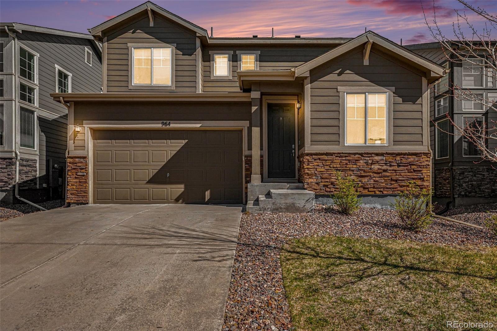 Terrain Castle Rock Home | MLS #: 8225785964  White Leaf Circle, Castle Rock Beds: 3 Baths: 3 Price: $635,000