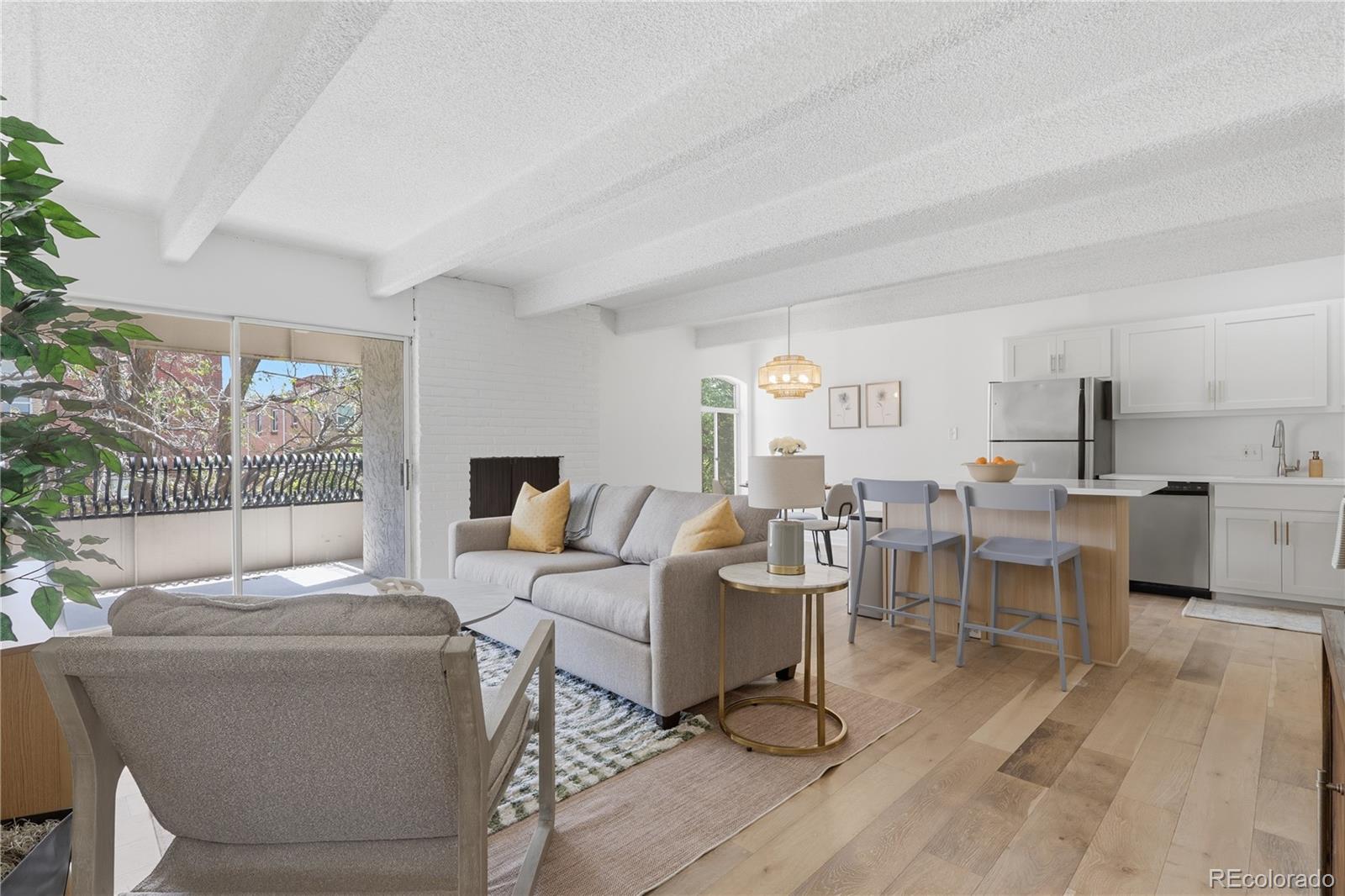 Congress Park Denver Condo / Townhome | MLS #: 87327171365  Columbine Street Street 206, Denver Beds: 2 Baths: 2 Price: $365,000