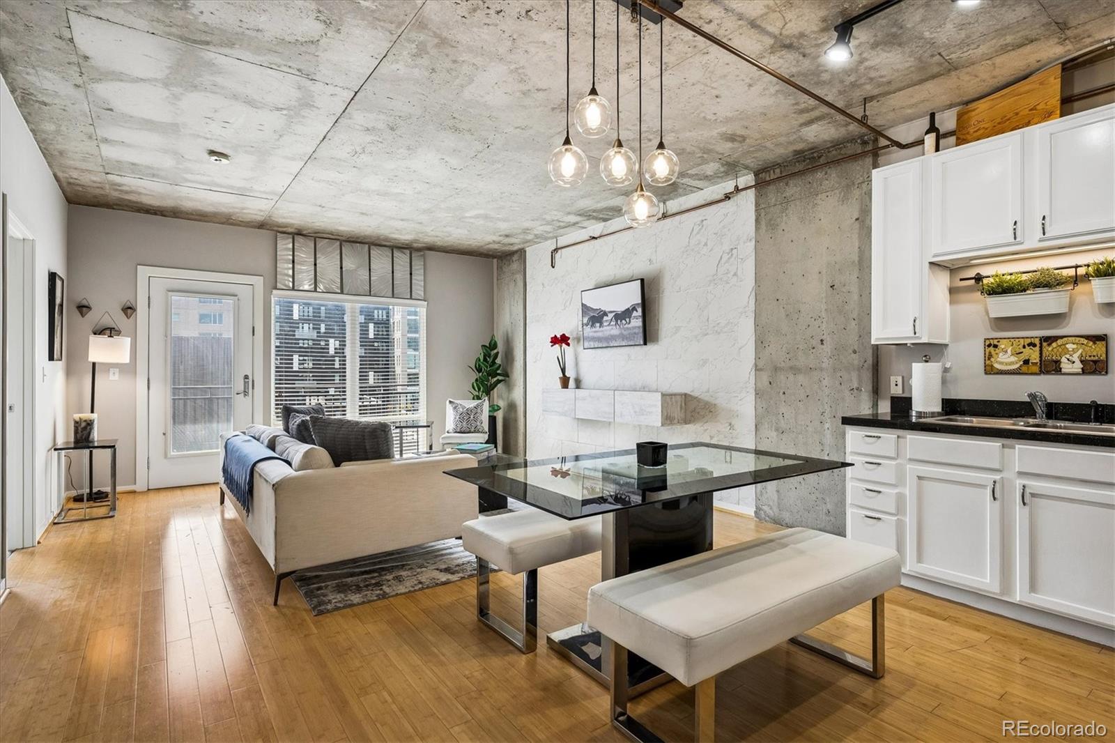 Riverfront Denver Condo / Townhome | MLS #: 23453961475  Delgany Street 605, Denver Beds: 1 Baths: 1 Price: $399,900