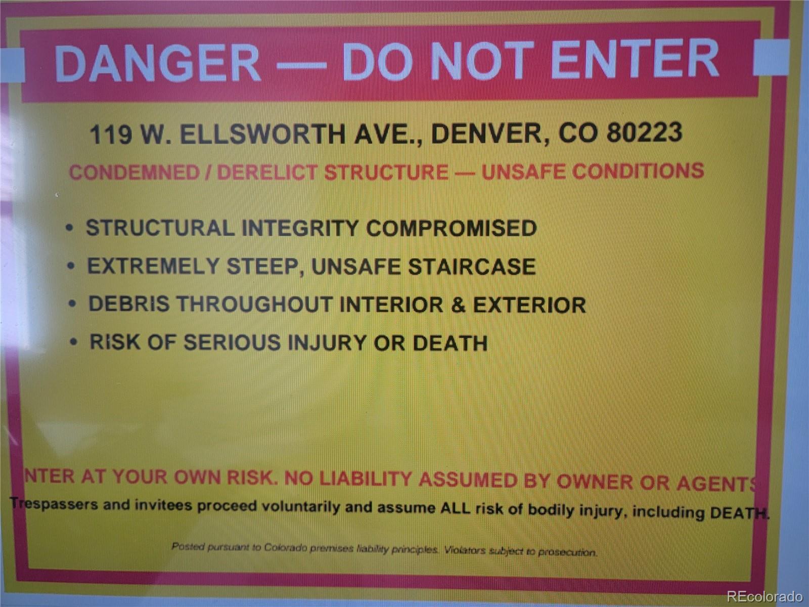 119 W Ellsworth Avenue, denver&nbsp; House Search MLS Picture