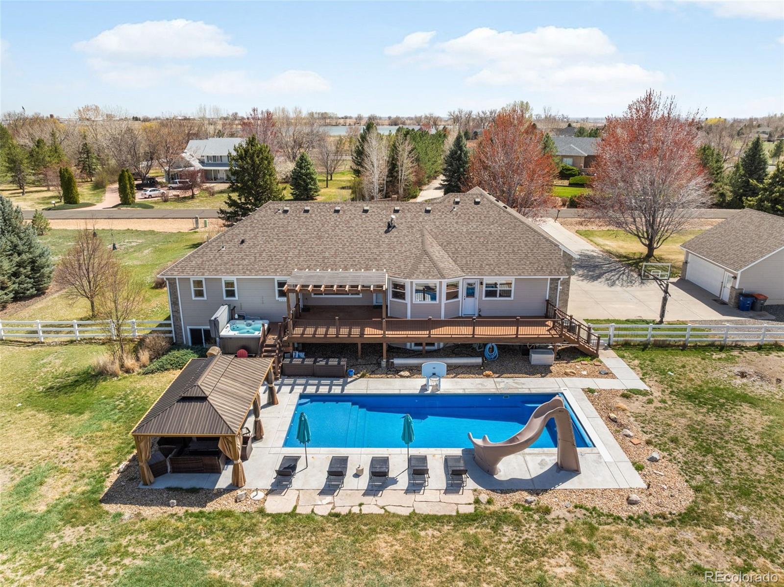 Mulligan Lake Estates Mead Home | MLS #: 7037973212  Mulligan Lake Drive, Mead Beds: 7 Baths: 4 Price: $1,175,000