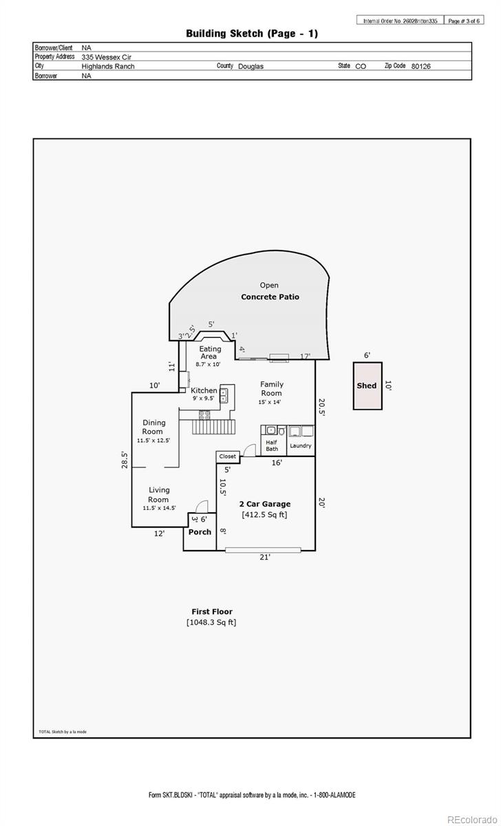 335  Wessex Circle, highlands ranch&nbsp; House Search MLS Picture