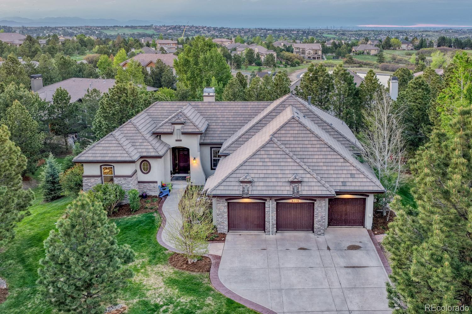 Castle Pines Village Castle Rock Home | MLS #: 70959246273  Shavano Peak Place, Castle Rock Beds: 4 Baths: 5 Price: $1,795,000