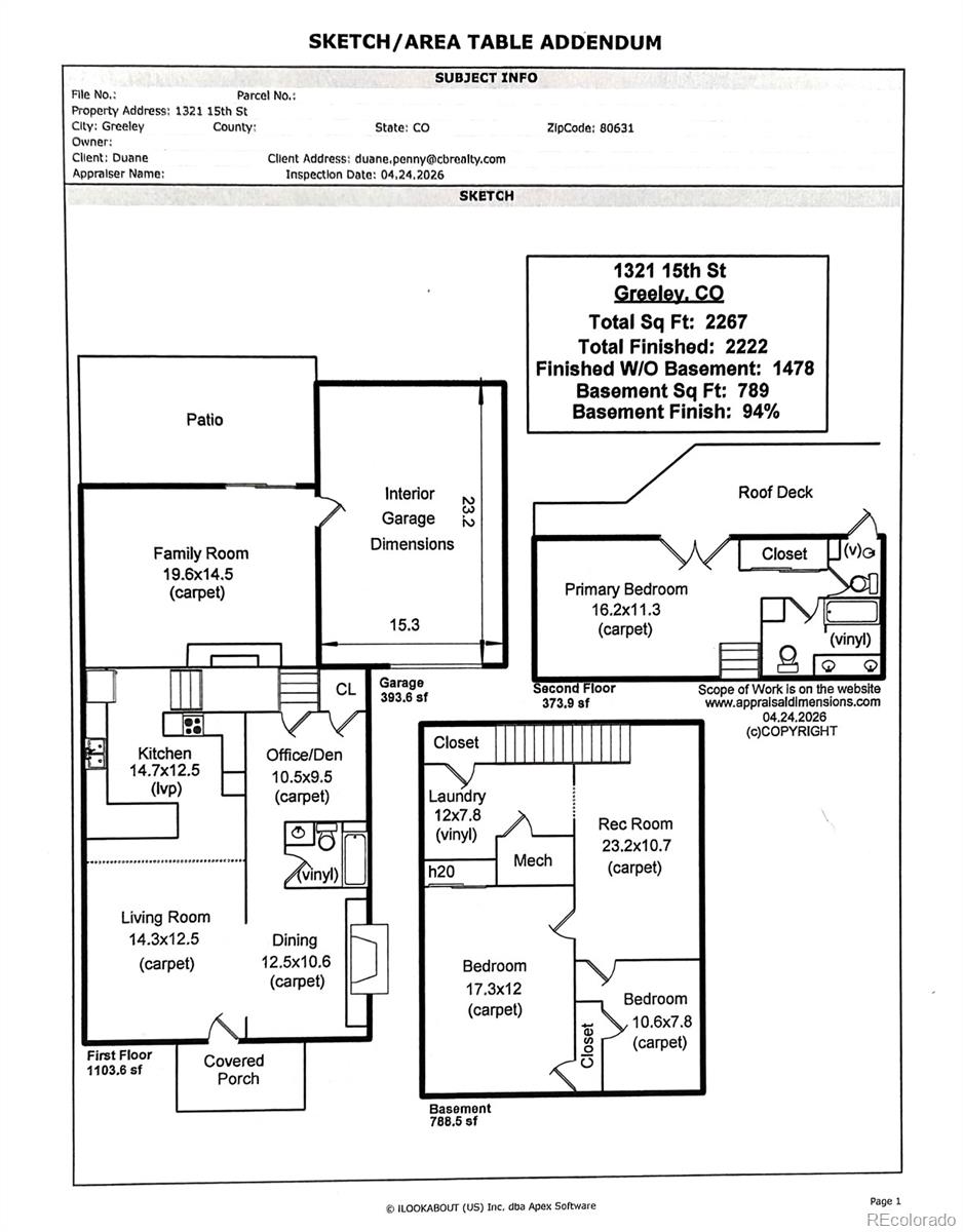 1321  15th Street, greeley&nbsp; House Search MLS Picture