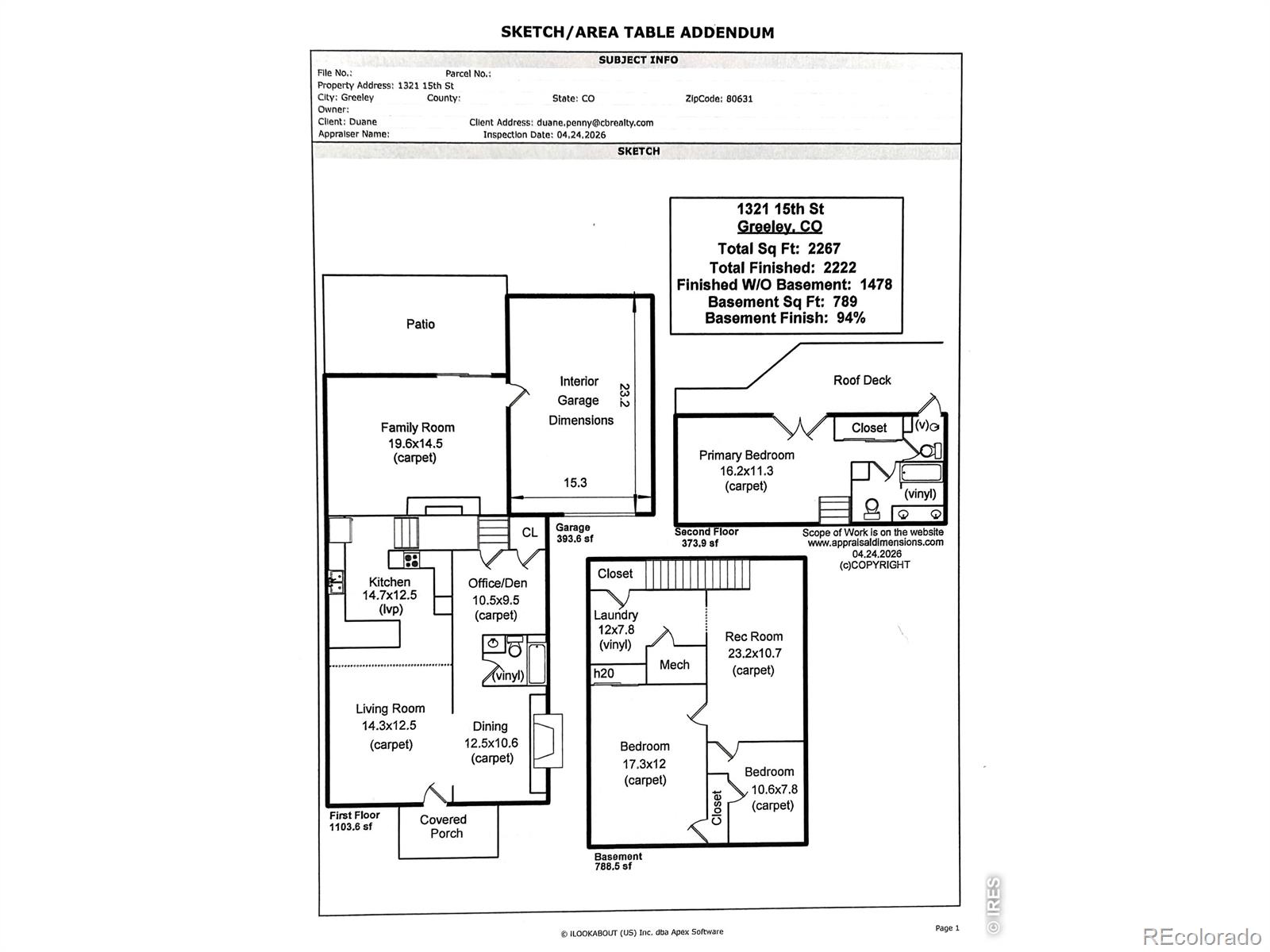 1321  15th Street, greeley&nbsp; House Search MLS Picture