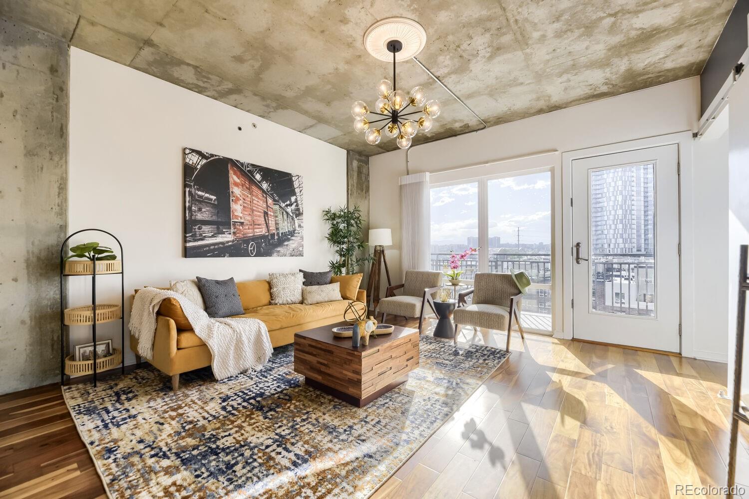 Riverfront Denver Condo / Townhome | MLS #: 22793381475  Delgany Street 608, Denver Beds: 2 Baths: 1 Price: $400,000
