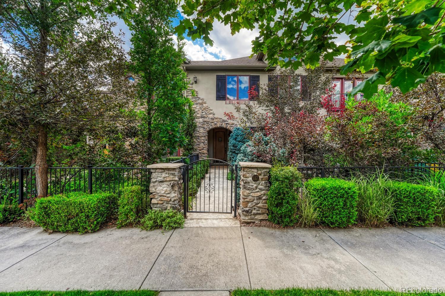 Cherry Creek North Denver Condo / Townhome | MLS #: 6982176117  Jackson Street , Denver Beds: 3 Baths: 4 Price: $1,879,000