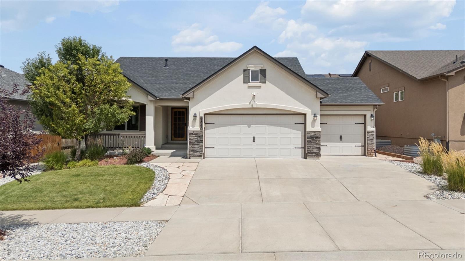 Indigo Ranch Colorado Springs Home | MLS #: 39939596840  Mustang Rim Drive, Colorado Springs Beds: 4 Baths: 3 Price: $622,500