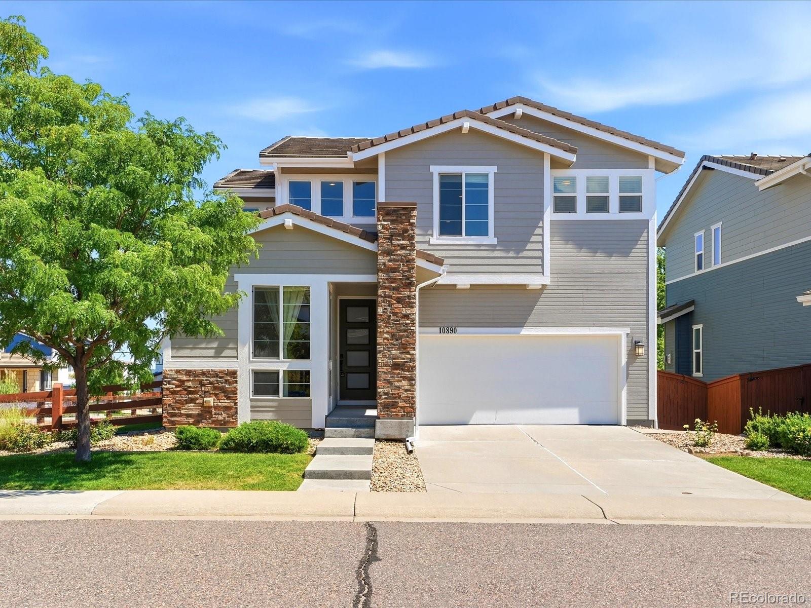 Stepping Stone Parker Home | MLS #: 343771010890  Touchstone Loop, Parker Beds: 3 Baths: 3 Price: $665,000