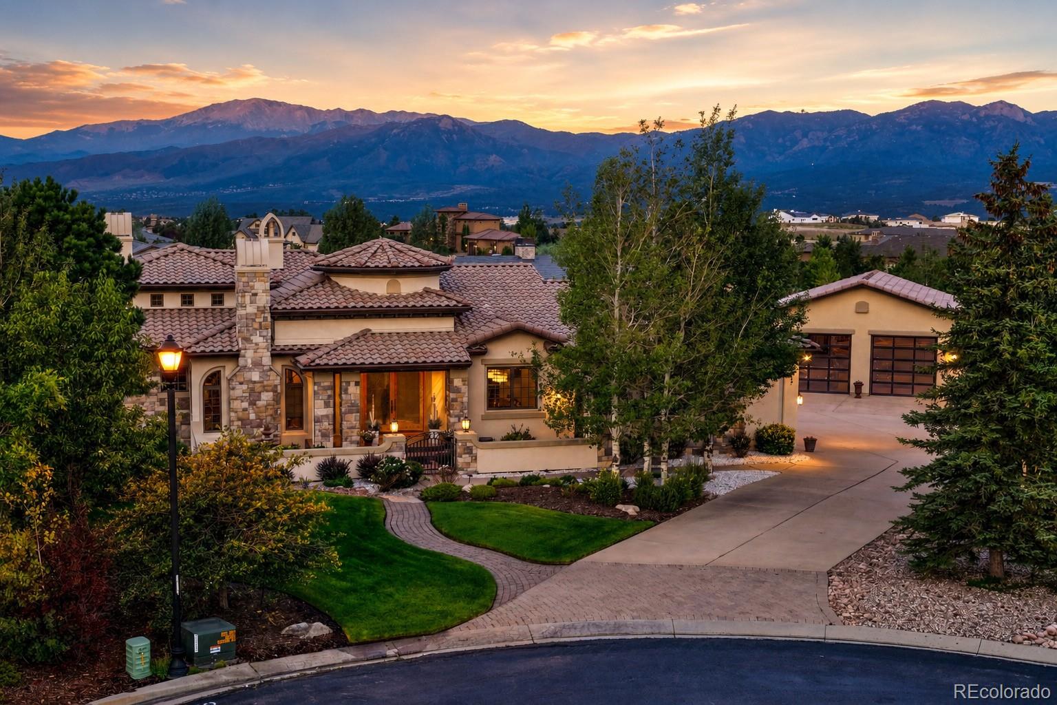  Colorado Springs Home | MLS #: 15585602217  Rainbows End Point, Colorado Springs Beds: 4 Baths: 5 Price: $2,195,000