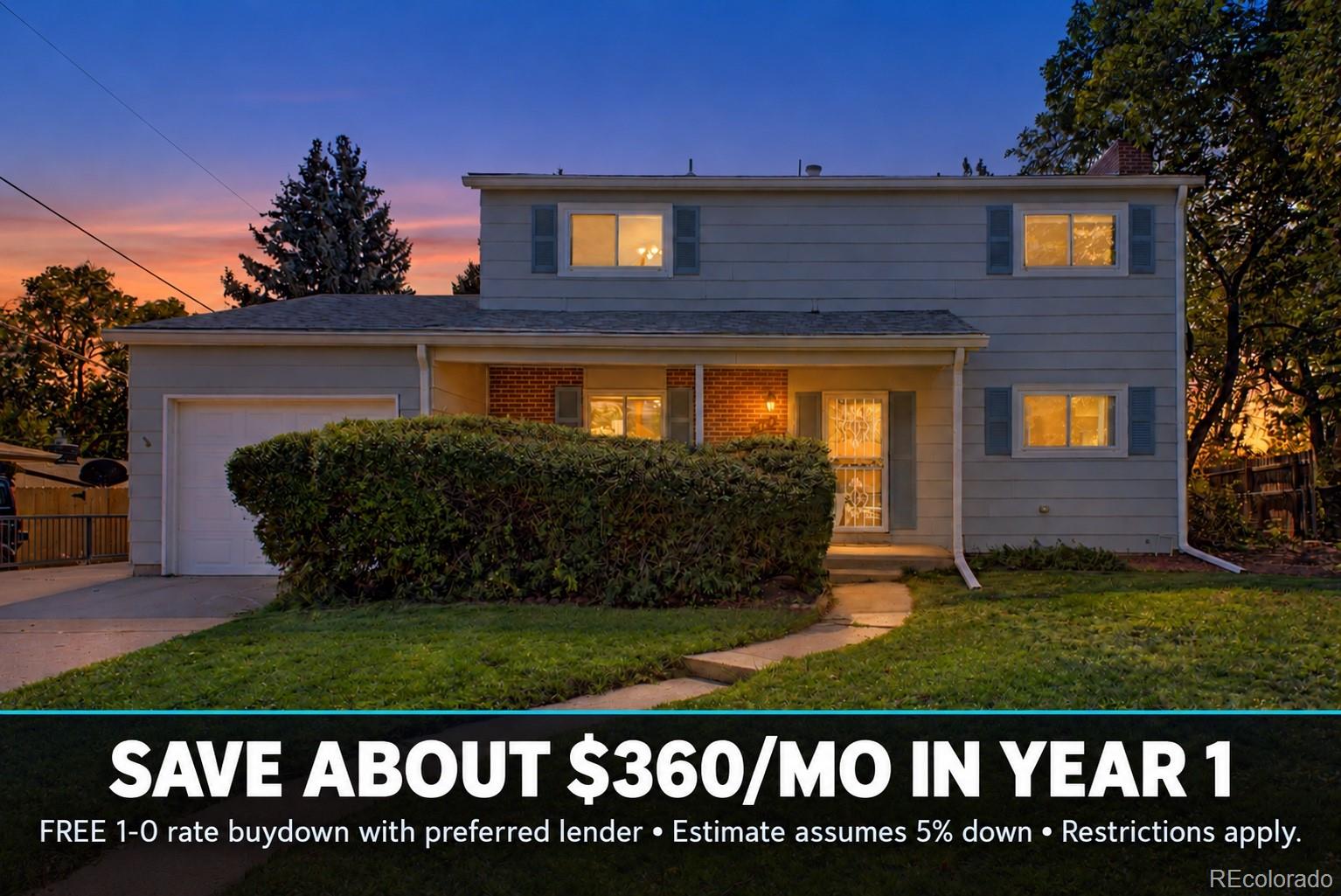 Allendale Arvada Home | MLS #: 348968511620 W 60th Avenue, Arvada Beds: 4 Baths: 2 Price: $590,000