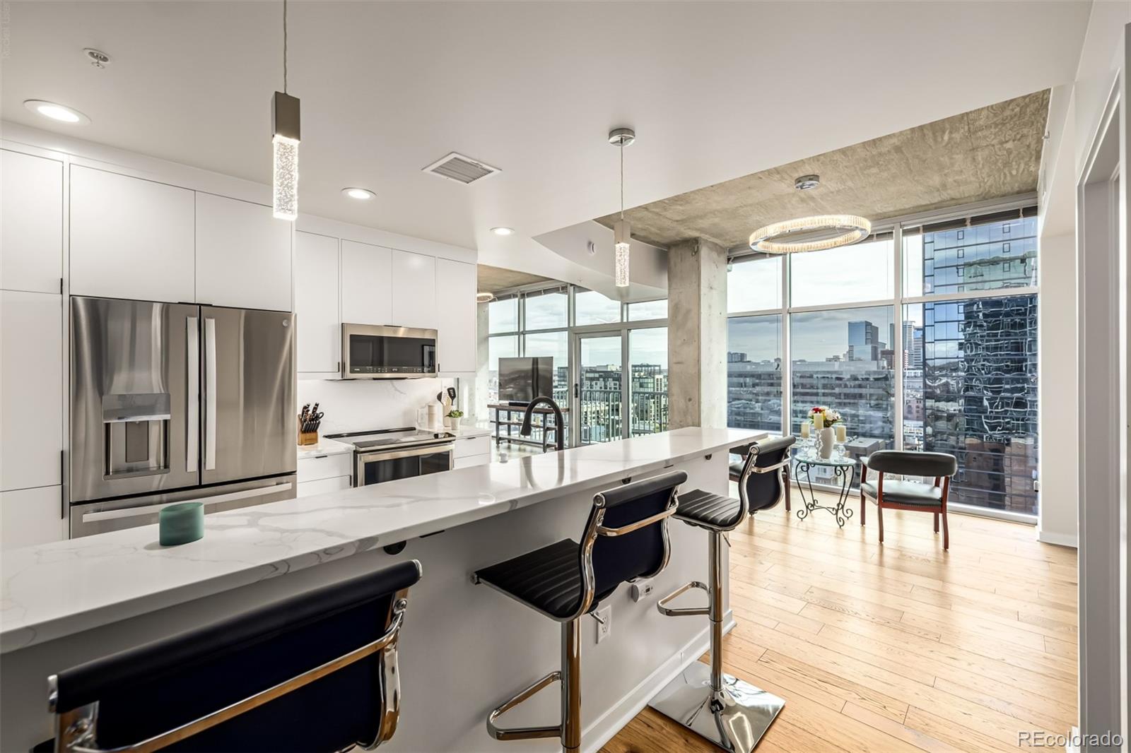 Riverfront Denver Condo / Townhome | MLS #: 50604351700  Bassett Street 1412, Denver Beds: 2 Baths: 2 Price: $865,000