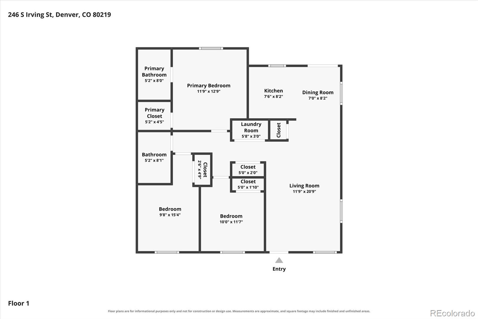 246 S Irving Street, denver&nbsp; House Search MLS Picture