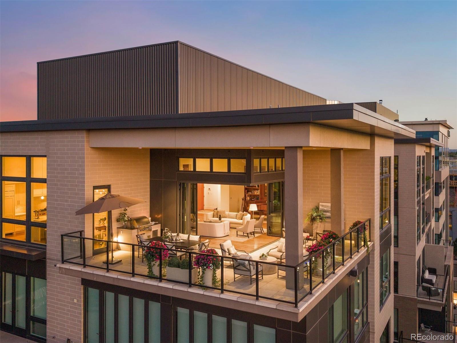 Cherry Creek Denver Condo / Townhome | MLS #: 4450347250  Columbine Street 701, Denver Beds: 3 Baths: 5 Price: $8,950,000