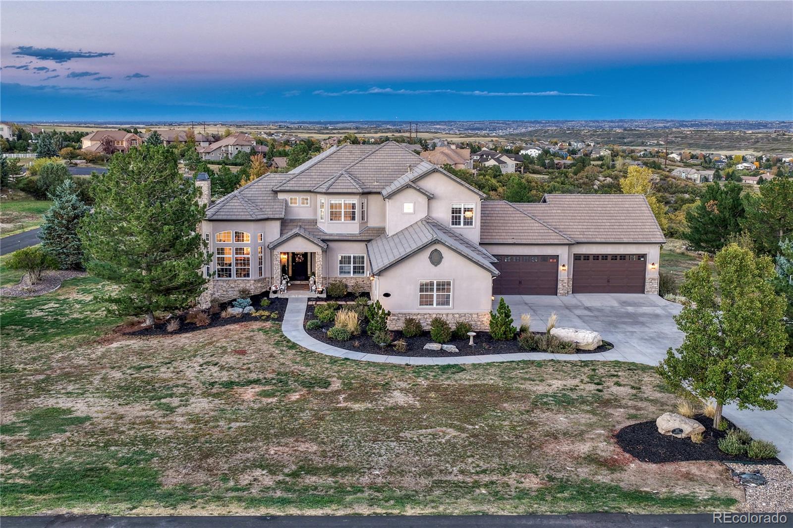 Diamond Ridge Estates Castle Rock Home | MLS #: 6168382663  Sapphire Drive, Castle Rock Beds: 5 Baths: 5 Price: $3,000,000