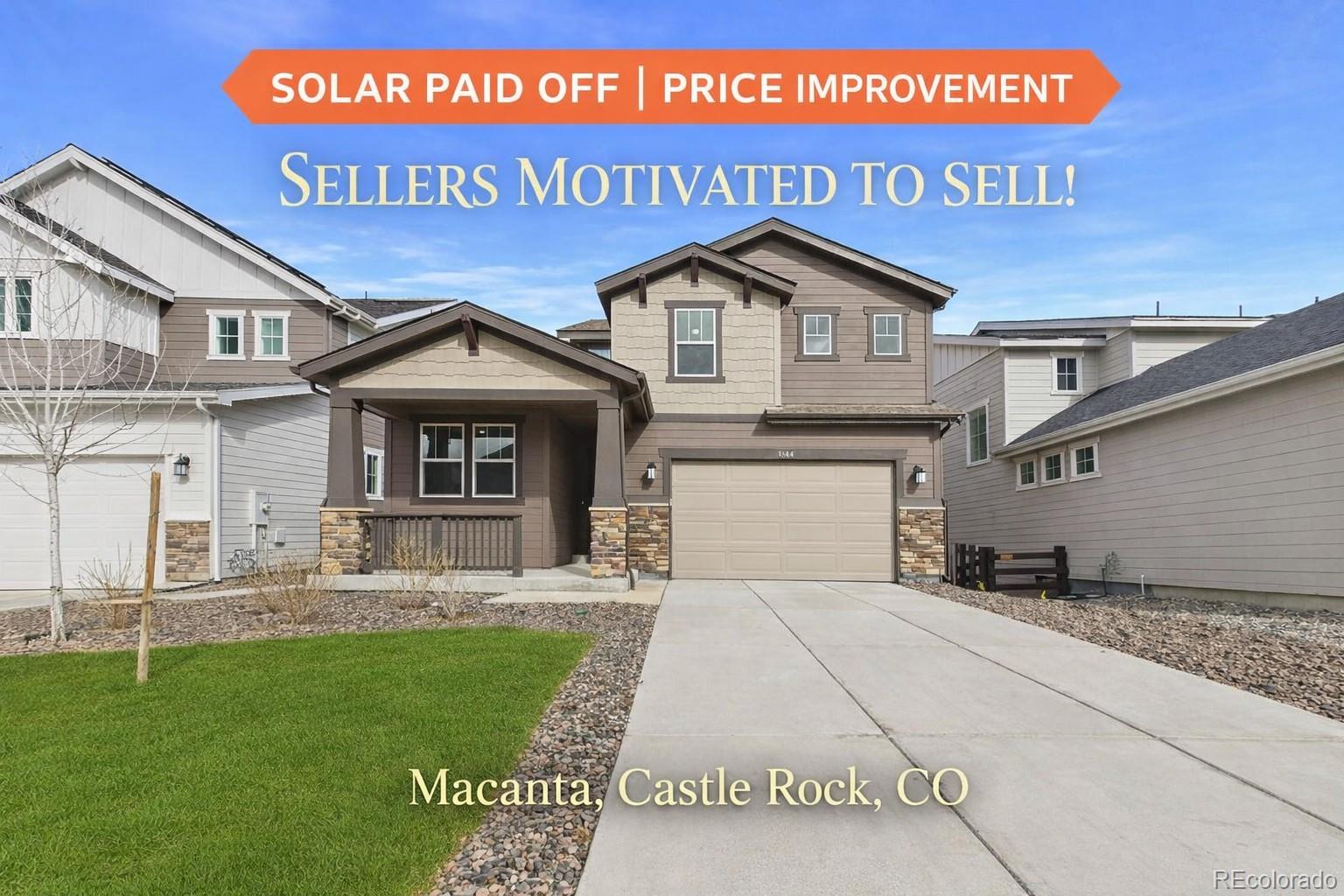  Castle Rock Home | MLS #: 32748703680  Outcrop Court, Castle Rock Beds: 4 Baths: 3 Price: $665,000