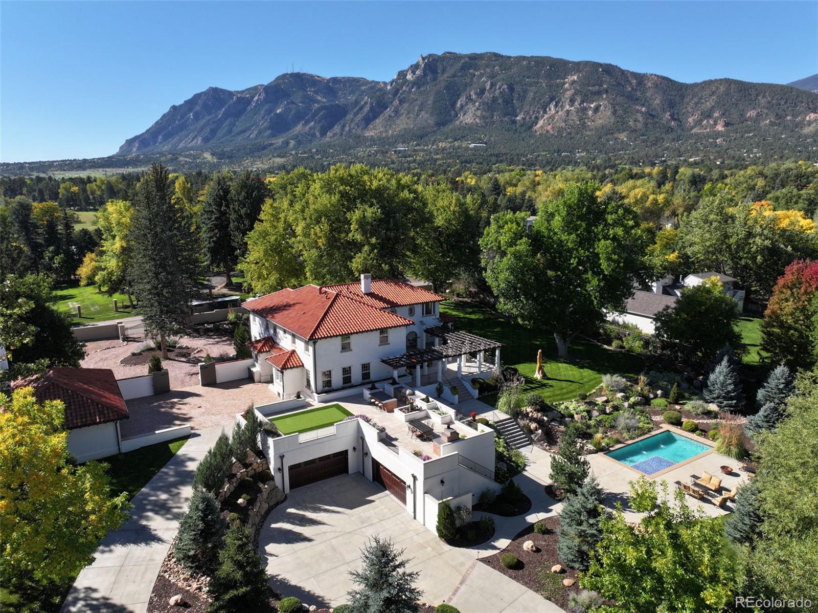 Broadmoor Colorado Springs Home | MLS #: 723527724  Pourtales Road, Colorado Springs Beds: 7 Baths: 8 Price: $6,995,000