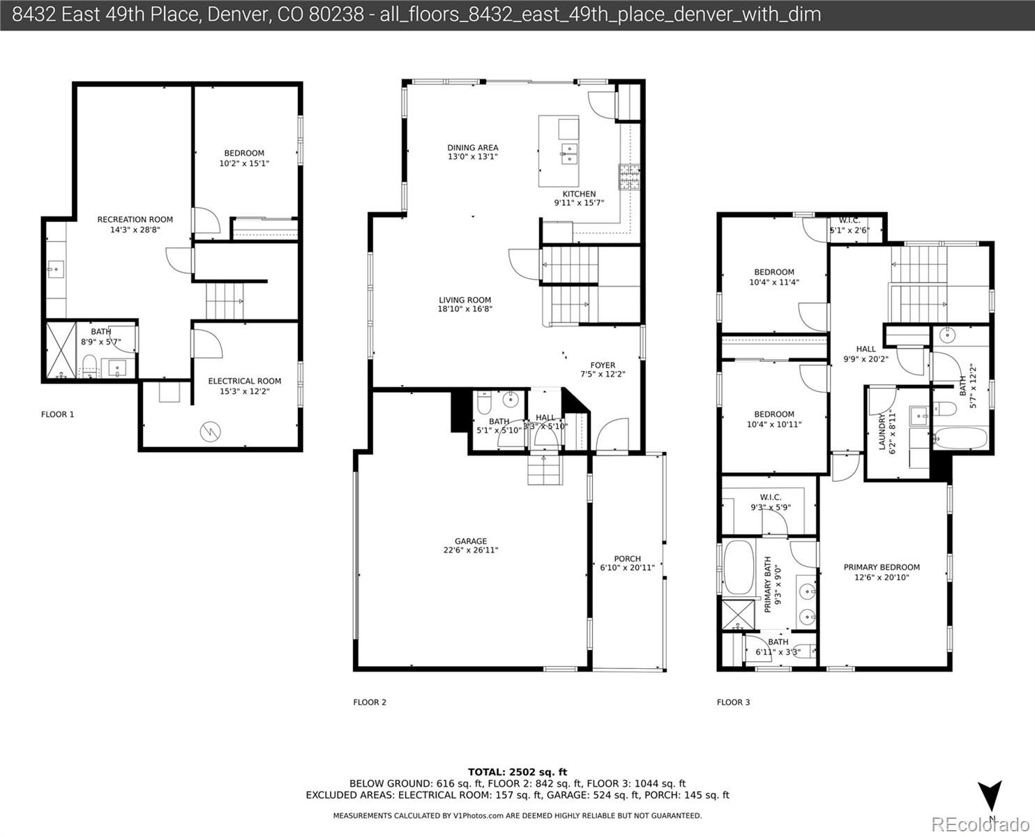 MLS Image #45 for 8432 e 49th place,denver, Colorado