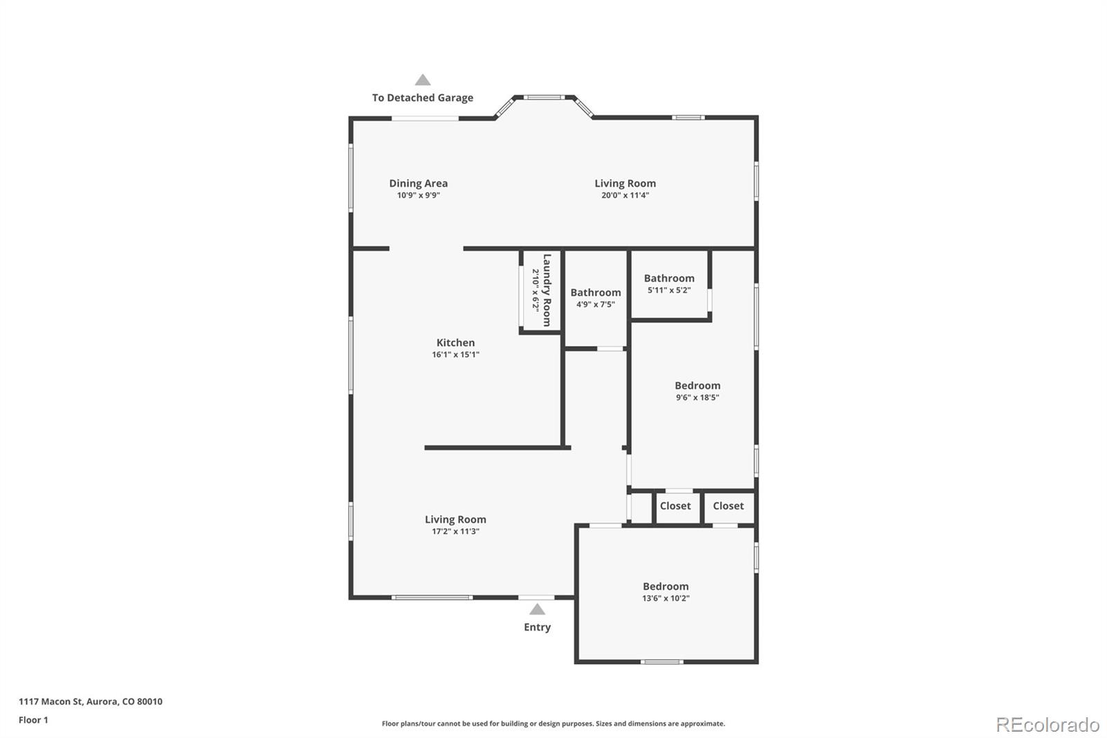 MLS Image #1 for 1117  macon street,aurora, Colorado