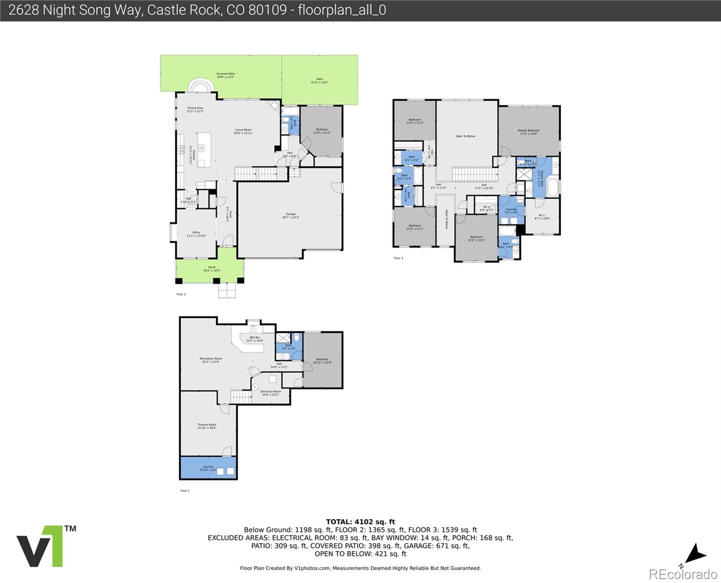 MLS Image #49 for 2628  night song way,castle rock, Colorado