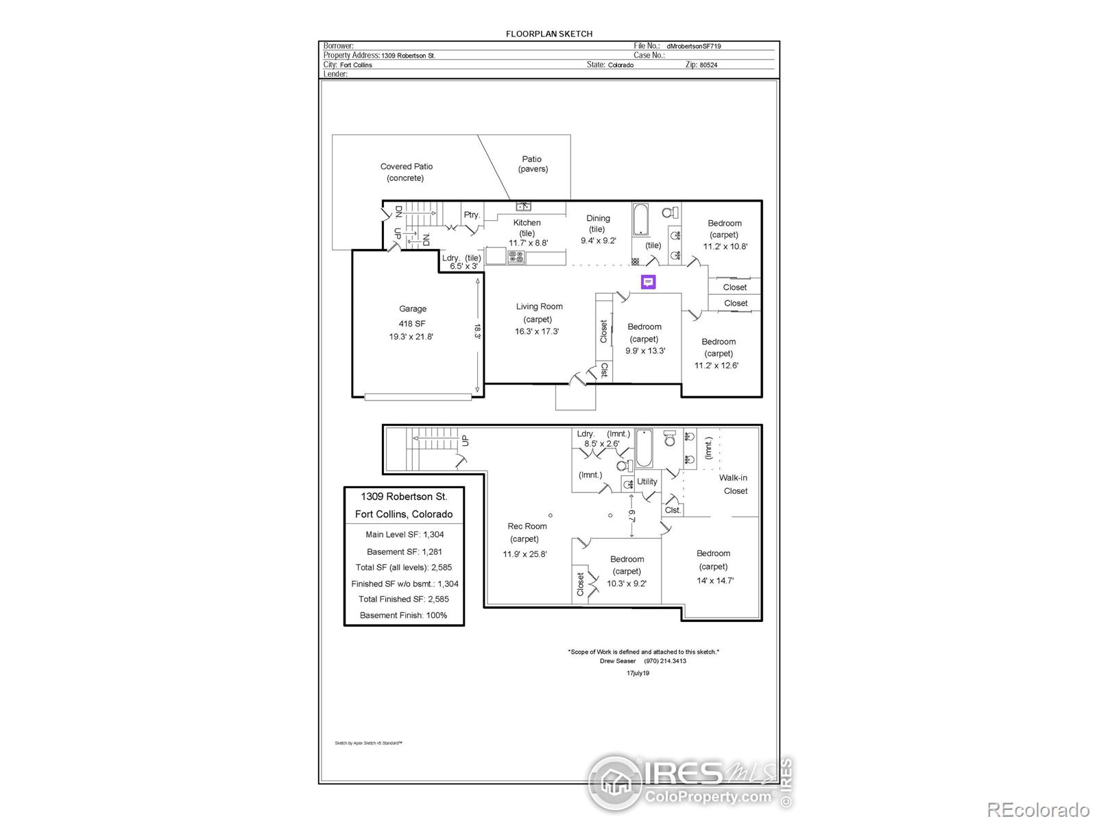 MLS Image #21 for 1309  robertson street,fort collins, Colorado