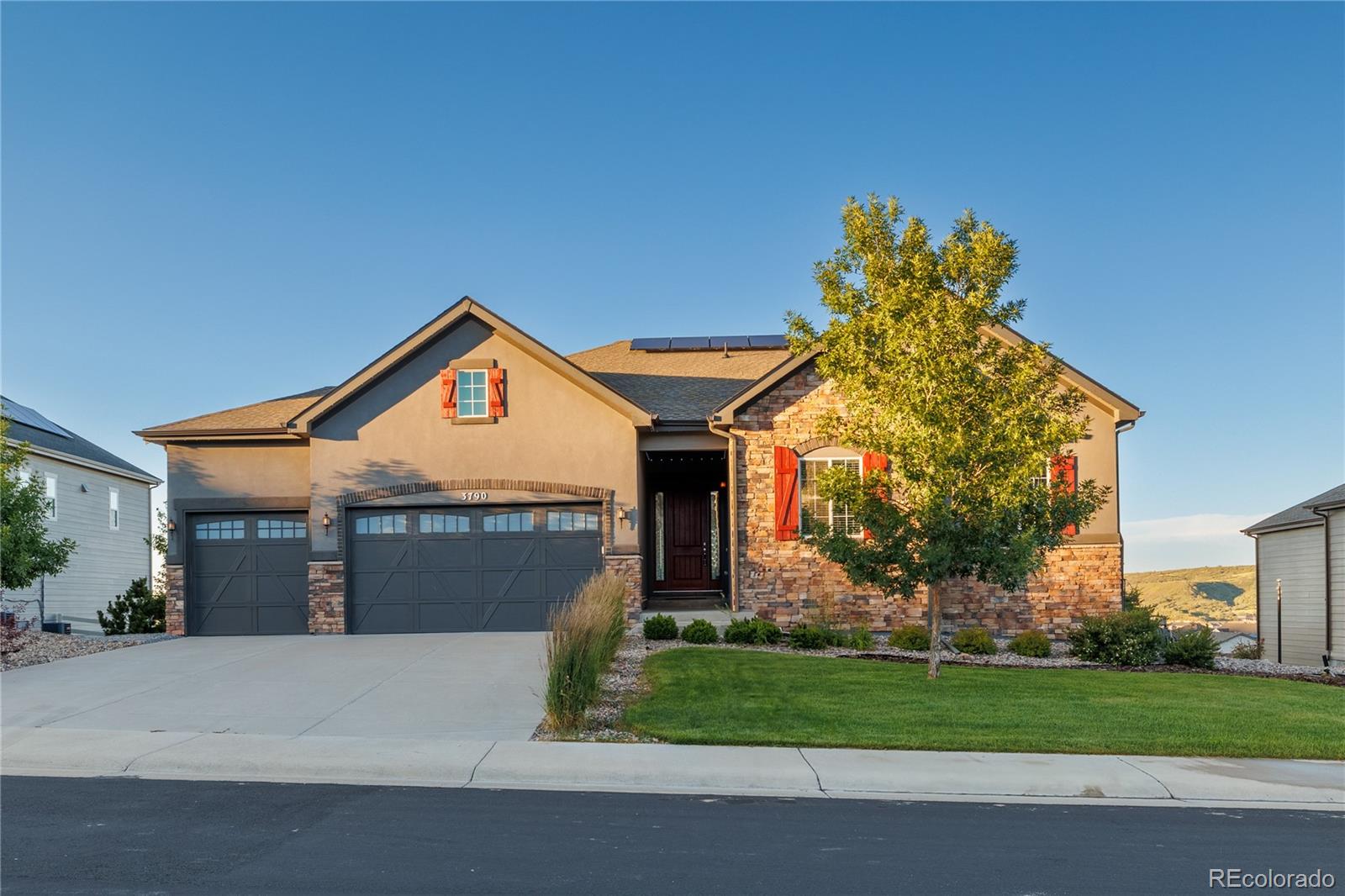 MLS Image #1 for 3790  mighty oaks street,castle rock, Colorado